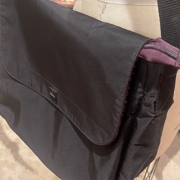 Esprit laptop/messenger bag - black/purple - Picture 3 of 13